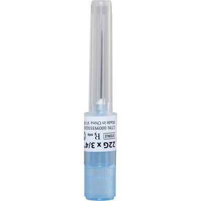 Hypodermic Needles, Rigid Pack 22 Gauge x 3/4", 100/Pkg , PIVETAL 21295177