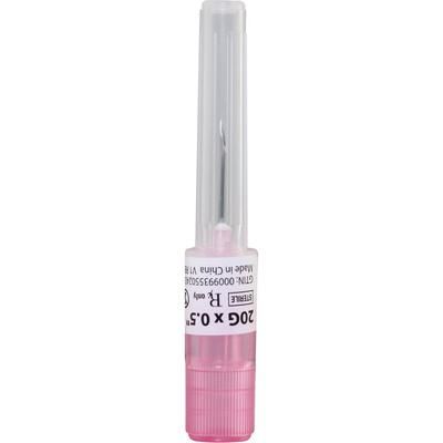 Hypodermic Needles, Rigid Pack 20 Gauge x 1/2", 100/Pkg , PIVETAL 21295182