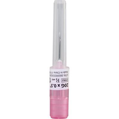 Hypodermic Needles, Rigid Pack 20 Gauge x 1/2", 100/Pkg , PIVETAL 21295182