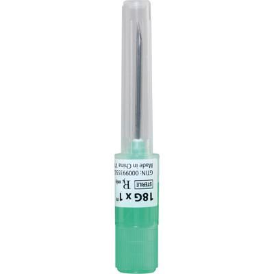 Hypodermic Needles, Rigid Pack 18 Gauge x 1", 100/Pkg , PIVETAL 21295184