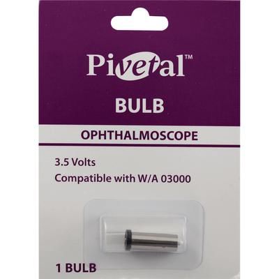 Replacement Ophthalmoscope and Otoscope Bulb Compatible with Welch Allyn 03000 , Each , 10/Pack , PIVETAL 21296402