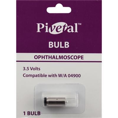 Replacement Ophthalmoscope and Otoscope Bulb Compatible with Welch Allyn 04900 , Each , 10/Pack , PIVETAL 21296553