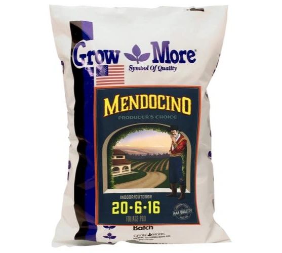 Dry Fertilizer Grow More Mendo 20-6-16 Grow (2-Part) - 25 lb , RF NGM180