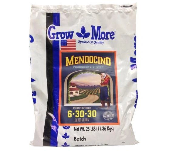 Dry Fertilizer Grow More Mendo Flower & Bloom 6-30-30 - 25 lb , RF NGM203