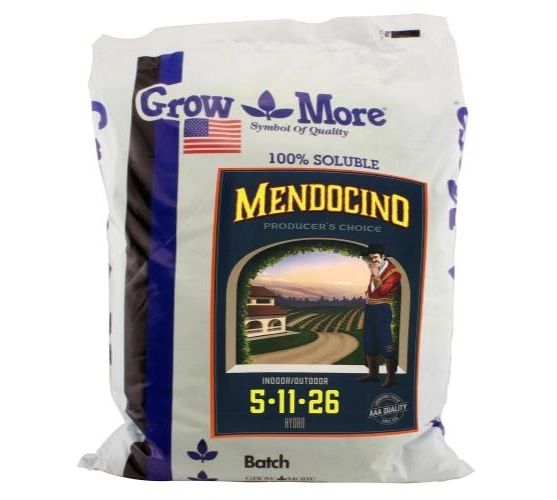 Dry Fertilizer Grow More Mendo Hydro 5-11-26 - 25 lb , RF NGM207