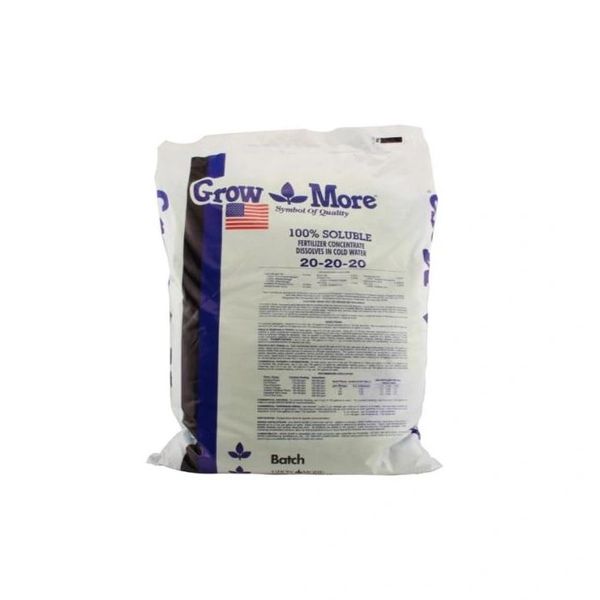 Dry Fertilizer Grow More Standard (20-20-20) - 25 Pounds , RF NGM186