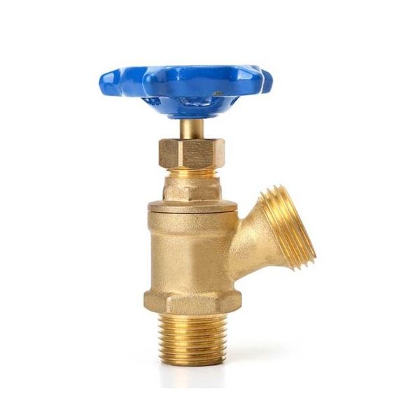 Brass Boiler Drain Valve FPT x MPT - 1/2-Inch , RF BBL105