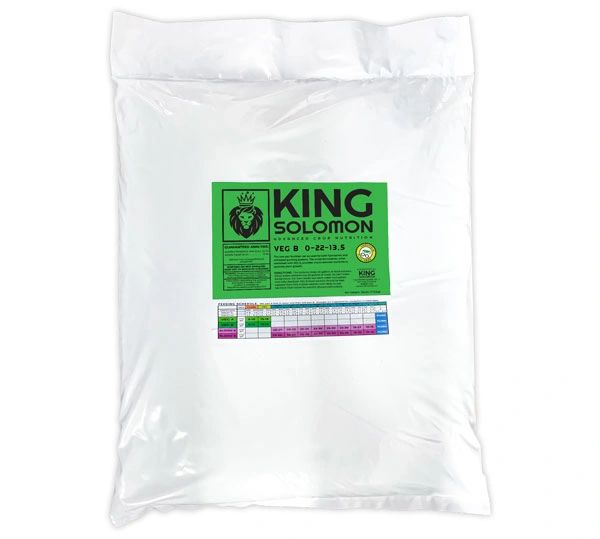 Dry Fertilizer King Solomon Complete Crop Nutrition Dry Formulation - Veg B - 50 Pound , RF NKS071