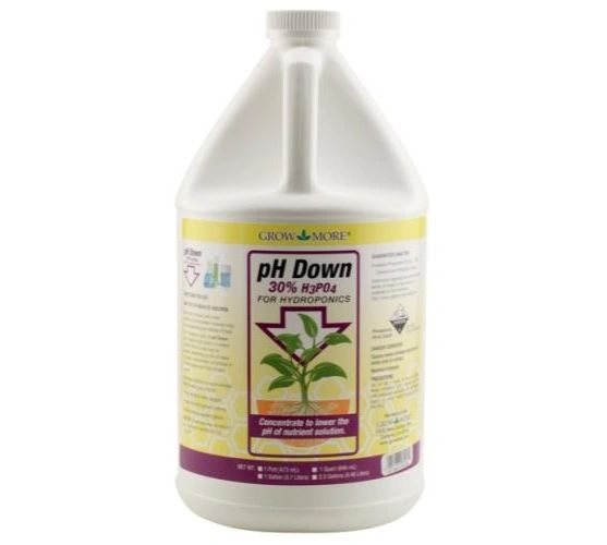 Grow More pH Down 30% 9.84 , Each Gallon , 4 Gallon/Case, RF NGM176