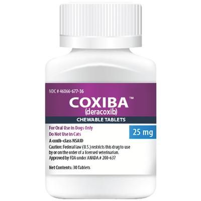 Coxiba (deracoxib) Chewable Tablets 25 mg , 30/Bottle , PIVETAL 21293146