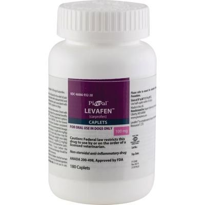 Levafen (carprofen) Caplets 100 mg , 180/Bottle , PIVETAL 21295311