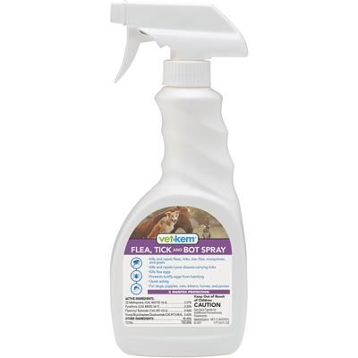 Vet-Kem Flea, Tick & Bot Spray 16 oz , PRN 100527066