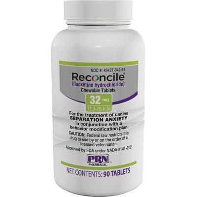 Reconcile Flavored Chewable Tablets 32 mg , 90/Bottle , PRN 49427-0342-44