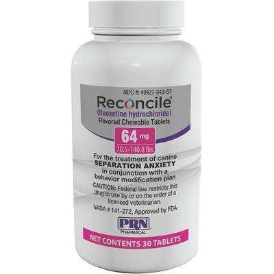 Reconcile Flavored Chewable Tablets 64 mg, 30/Bottle , PRN 49427-0343-57