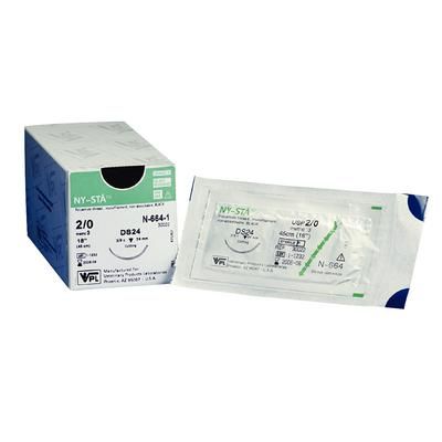 Ny-STÄ Monofilament Nylon Sutures , 2-0 N-664-1, 18" (DS24), 12/Pkg , PRN 30022