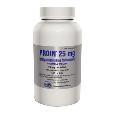 Proin Chewable Tablets (L1) 25 mg, 180/Bottle , PRN 49427-0315-50