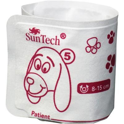 Veterinary Blood Pressure Cuffs #5, Burgundy (8-15 cm) , SUNTECH 98-0400-84-VET