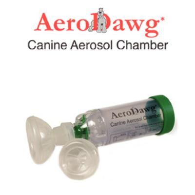 AeroDawg Canine Aerosol Chamber Small, Includes Small and Medium Masks