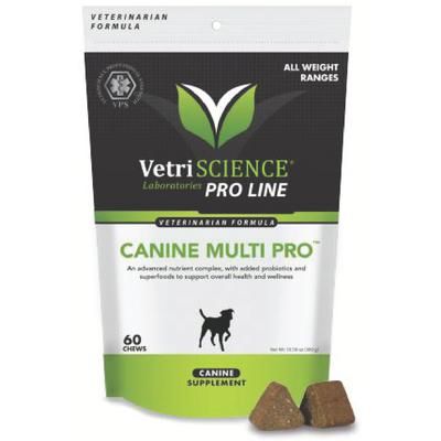 Canine Multi PRO Bite-Sized Chews 60/Bag , VETRI 090065G-060