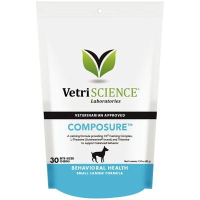 Composure Canine (Mini), Bite-Sized Chews , 30/Bag , VETRI 0900781.030