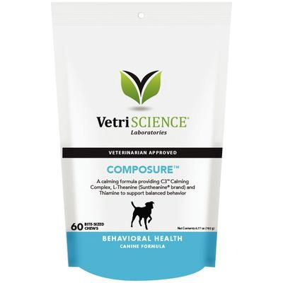 Composure Canine, Bite-Sized Chews , 60/Bag , VETRI 0900780.060