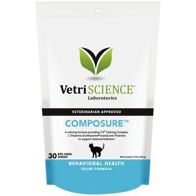 Composure Feline, Bite-Sized Chews , 30/Bag , VETR 090081C.030