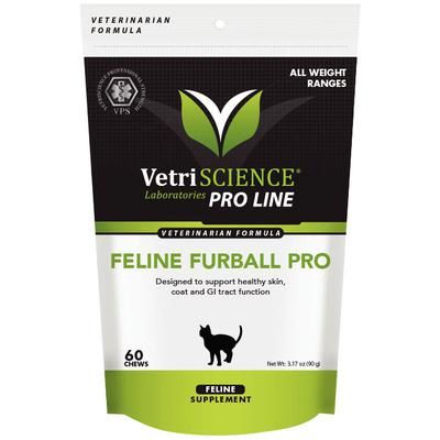 Feline Furball Pro Chews 60/Bag , VETRI 090096A.060