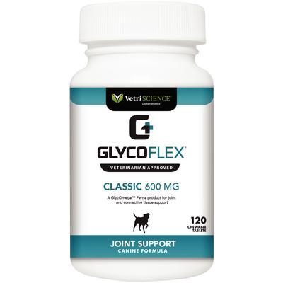 Glyco Flex Canine 600 mg, 120/Bottle , Classic Tablets , VETRI 0900551.120