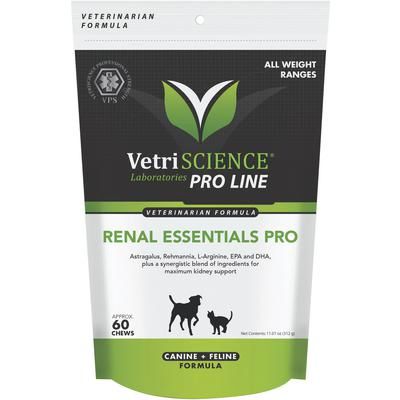 Renal Essentials Pro Bite-Sized Chews 60/Bag , VETRI 0900650.060