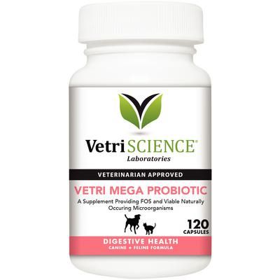 Vetri Mega Probiotic Capsules 120/Bottle , VETRI-0900714-120