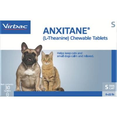 Anxitane Tablets For Cats & small Dogs 30/Pkg, VIRBAC 10432