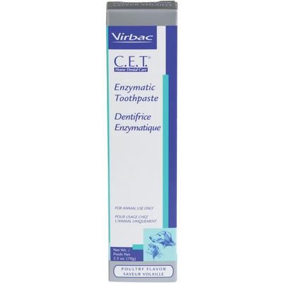 C.E.T. Enzymatic Toothpaste Poultry, 70 g , 5/Pack , VIRBAC CET101