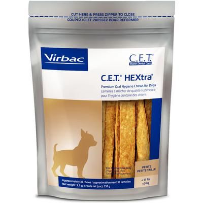 C.E.T. HEXtra Premium Chews Petite, 30/Bag , 5 Bag/Case , VIRBAC 90612