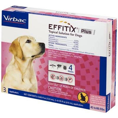 Effitix Plus Topical Solution for Dogs Large, 10 x 3 Doses , VIRBAC 60526