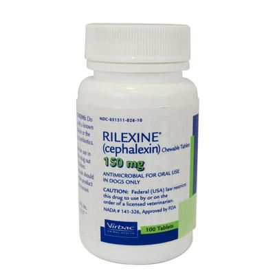 Rilexine Chewable Tablets 150 mg, 100/Bottle , VIRBAC 7620