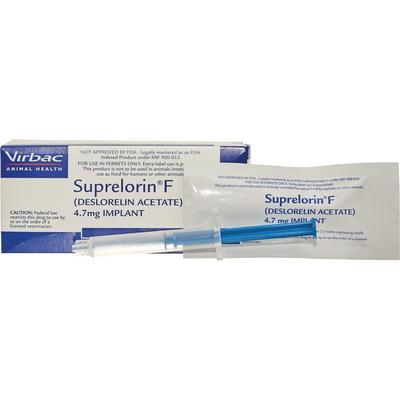 Suprelorin F (deslorelin acetate) Implant 4.7 mg, 5/Pkg , VIRBAC 44405