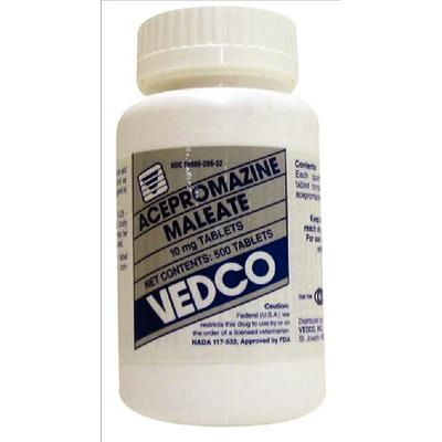 Acepromazine Maleate Tablets 100 mg, 500/Bottle , VEDCO VEDC206