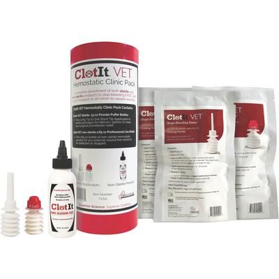 ClotIt Vet Hemostatic Clinic Pack Kit Includes Multiple Items , VEDCO VINV-HEMO-PACK