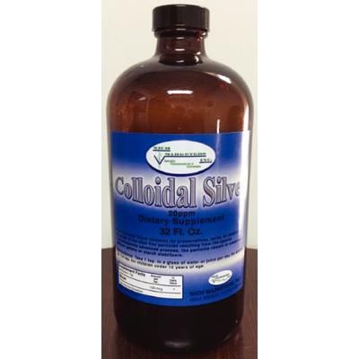 Colloidal Silver Dietary Supplement 32 oz , VEDCO VINV-NICH-0028