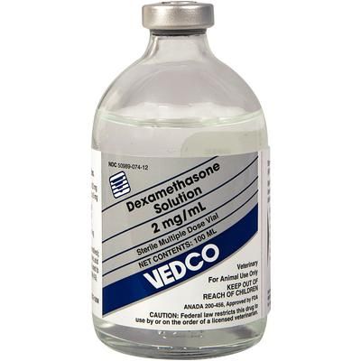 Dexamethasone 2 mg Injection , (Vedco) 100 ml VEDCO