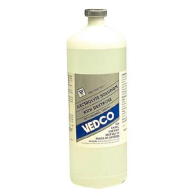 Electrolyte Solution with 5% Dextrose (Equi-Phar™ Brand) 1000 ml , VEDCO 5098964317