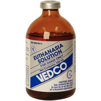 Euthanasia Solution C IIIN 100 ml , VEDCO 50989-0569-12