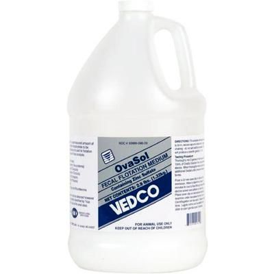 Fecal Flotation Medium Containing Zinc Sulfate 1 Gallon , VEDCO VINV-0OVA-0SOL