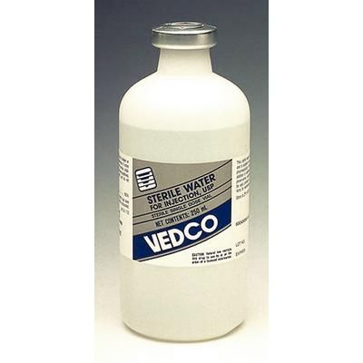 Sterile Water for Injection 250 ml , 12/Case , VEDCO 50989-0640-15