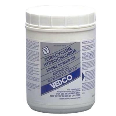 Tetracycline Hydrochloride Soluble Powder 324 , 5 lb , VEDCO VINV-TETP-05LB