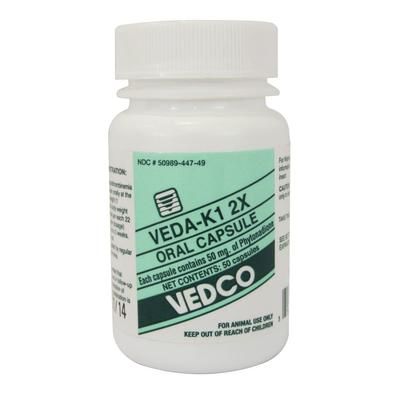 Veda-K1 Capsules 50 mg , 50/Bottle , VEDCO 5098944749