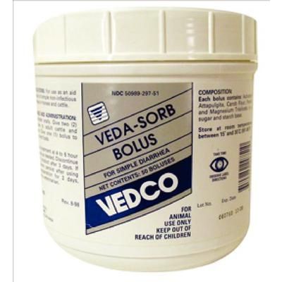 Veda-Sorb Bolus 50/Bottle , VEDCO VINV-ASTR-0001