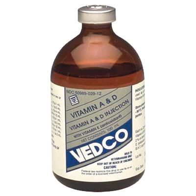 Vitamin A and D Injection 100 ml , VEDCO 5098917812