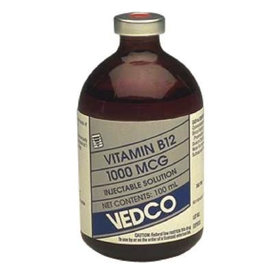 Vitamin B12 Injection , 1000 mcg , 100 ml , Vedco 50989-0426-12