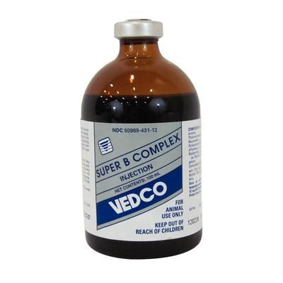 Vitamin Super B Complex Injection 100 ml , VEDCO VINV-SUPR-BCOM